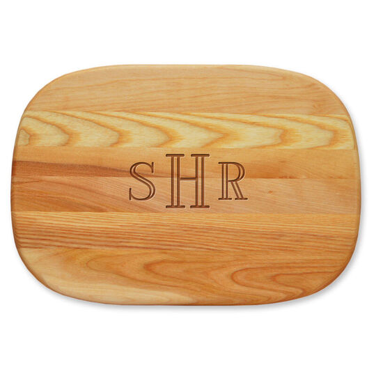 Block Monogram Medium 15-inch Wood Cutting Board